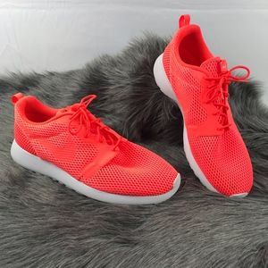 Nike Size 13 Roshe Orange Total Crimson Shoes